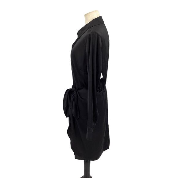 Guess Eco Alya Dress Black Size Large NWOT $118 MSRP - Picture 5 of 9